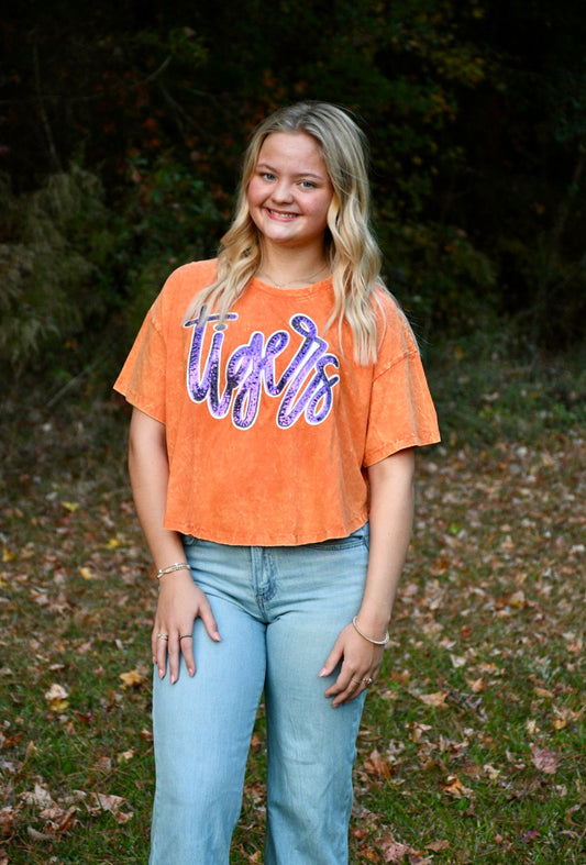 Tigers Crop Shirt