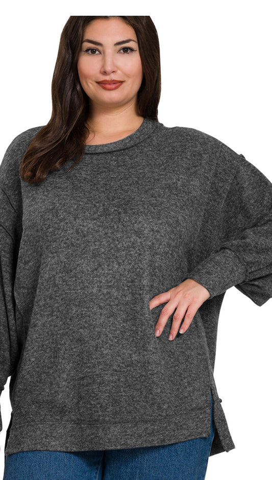 Plus Size Black Sweater