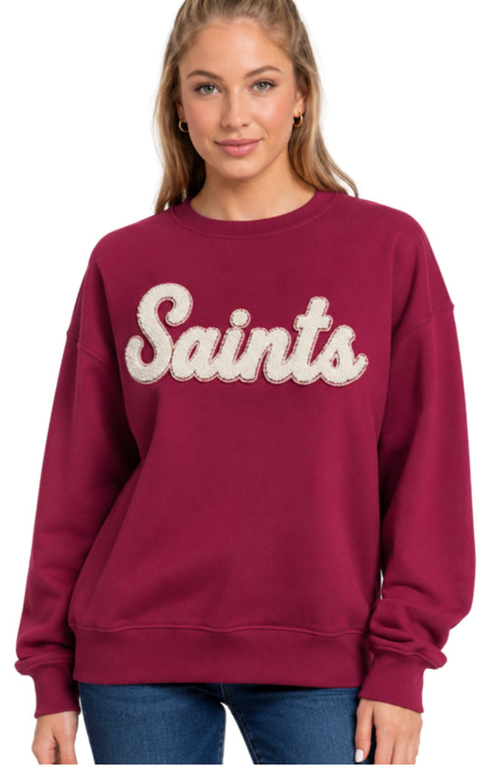 Saints Patch Sweatshirt
