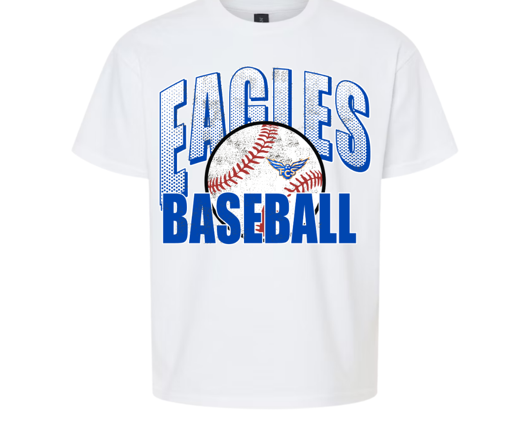 White Drifit Baseball Shirt